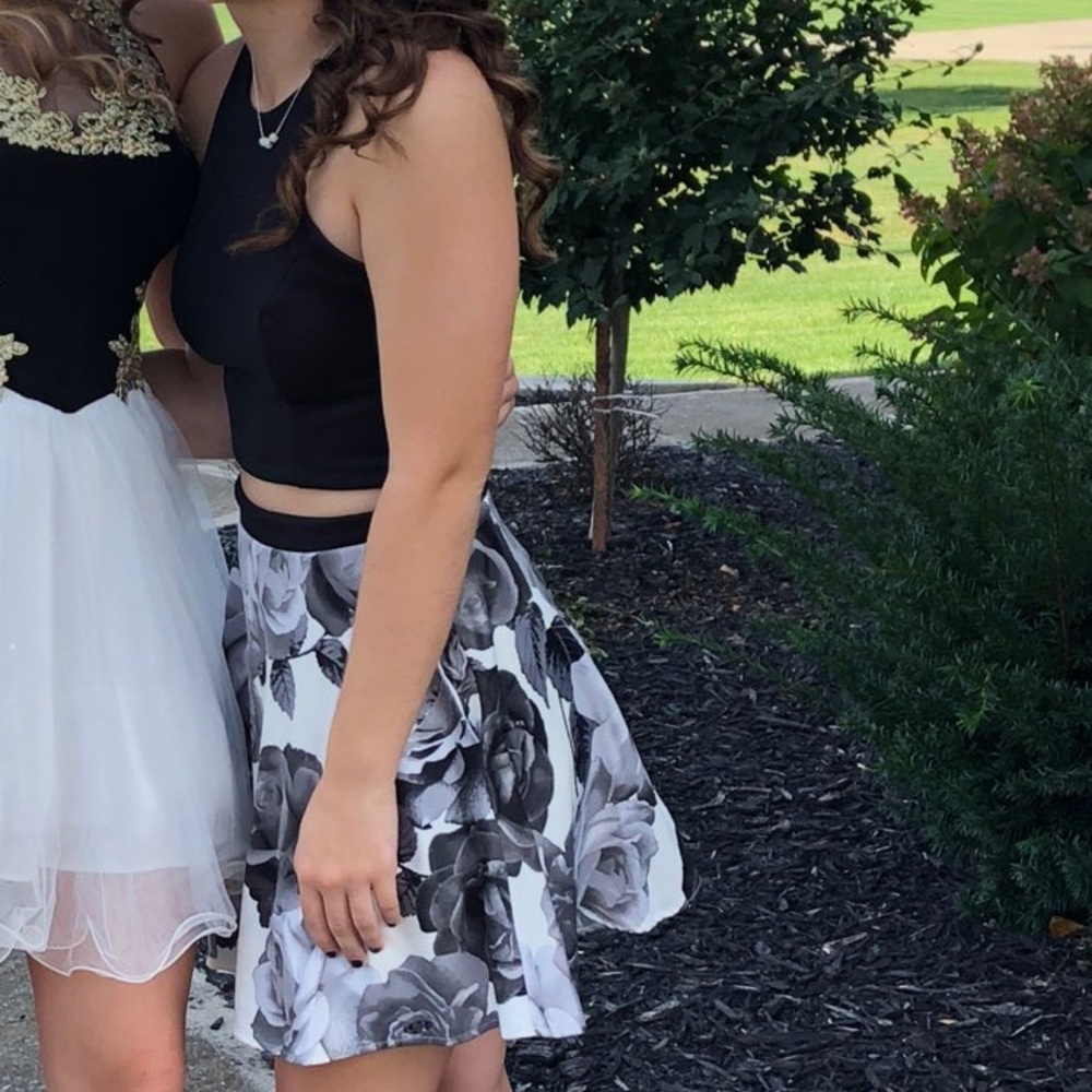 Two piece formal dress